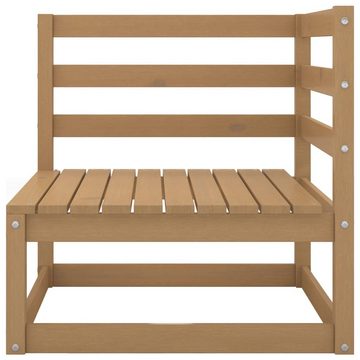 vidaXL Gartenlounge-Set 9-tlg. Garten-Lounge-Set Honigbraun Massivholz Kiefer, (1-tlg)