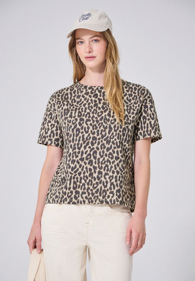 STREET ONE STUDIO T-Shirt mit Rundhalsausschnitt