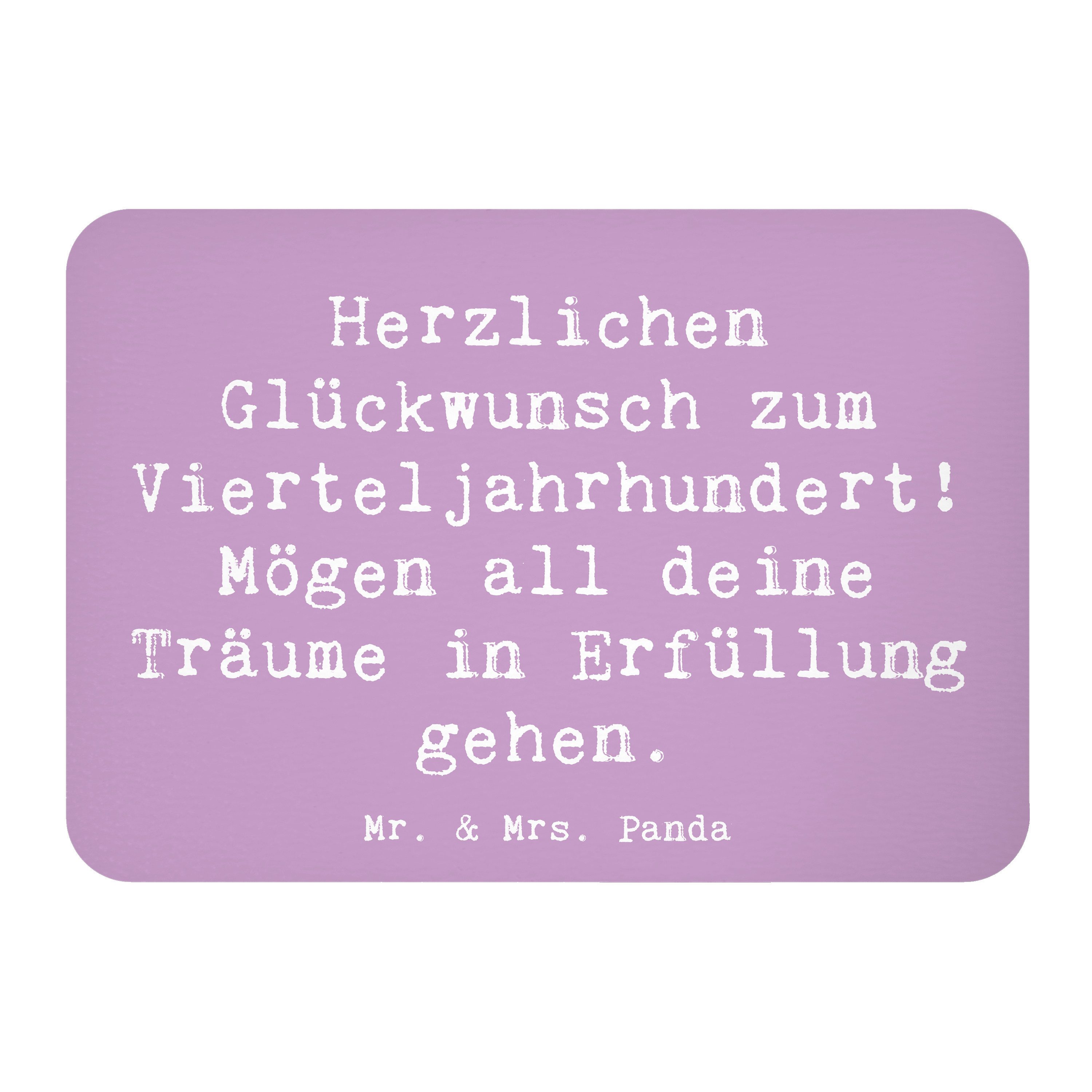 Magnet Spruch 25. Geburtstag Freude - Lavendeltraum - Geschenk, magischer Mo