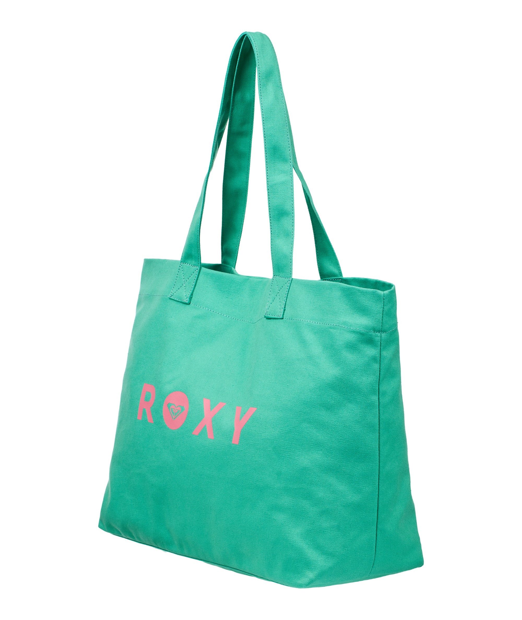Roxy Strandtasche GO FOR IT, sportlicher Stil, aus Baumwolle, Volumen 23 Liter, für Erwachsene