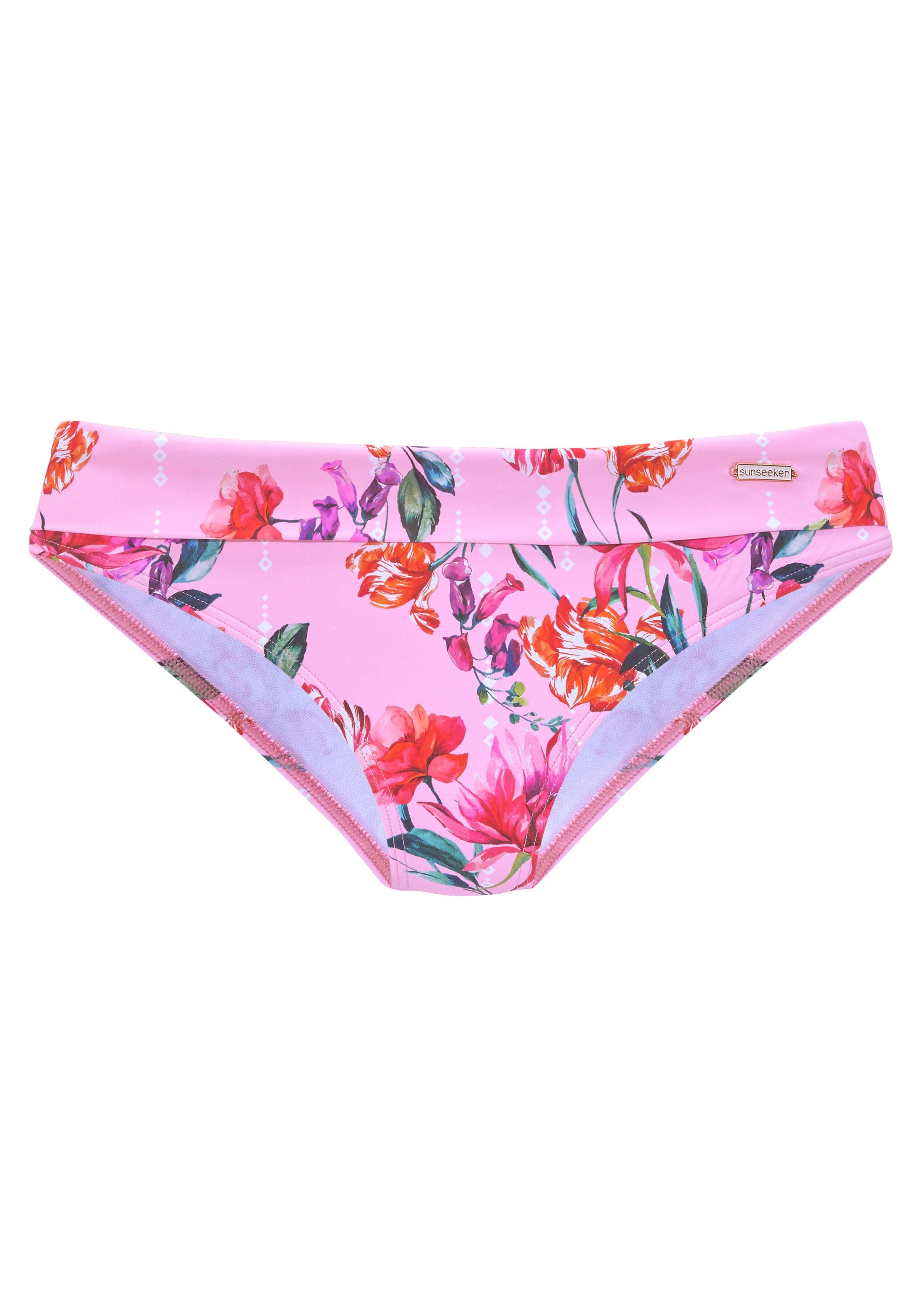 Sunseeker Bügel-Bandeau-Bikini-Top Modern, mit Blumenprint günstig online kaufen