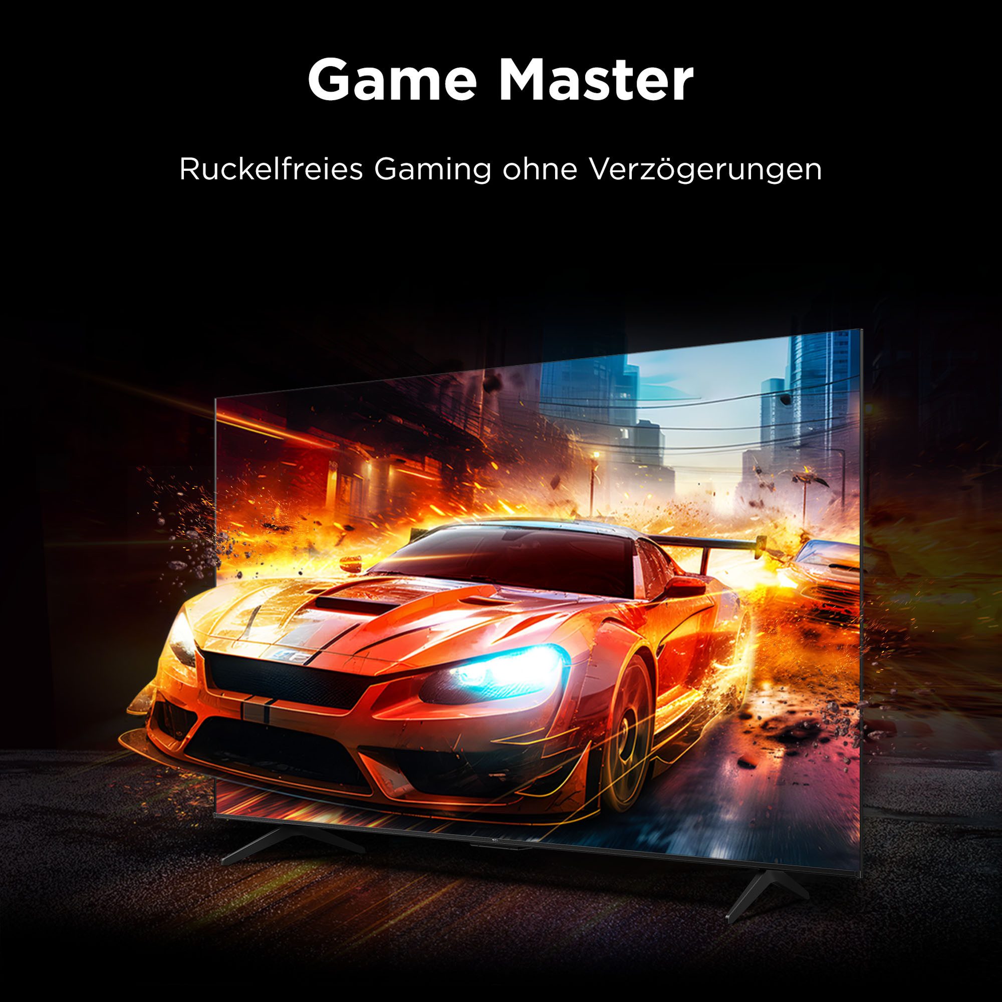 TCL 65P71KX1 QLED-Fernseher (164 cm/65 Zoll, 4K Ultra HD, Google TV, Smart-TV, Multi-HDR, Dolby Vision, Smart TV, Airplay2, Dolby Atmos, Game Master)