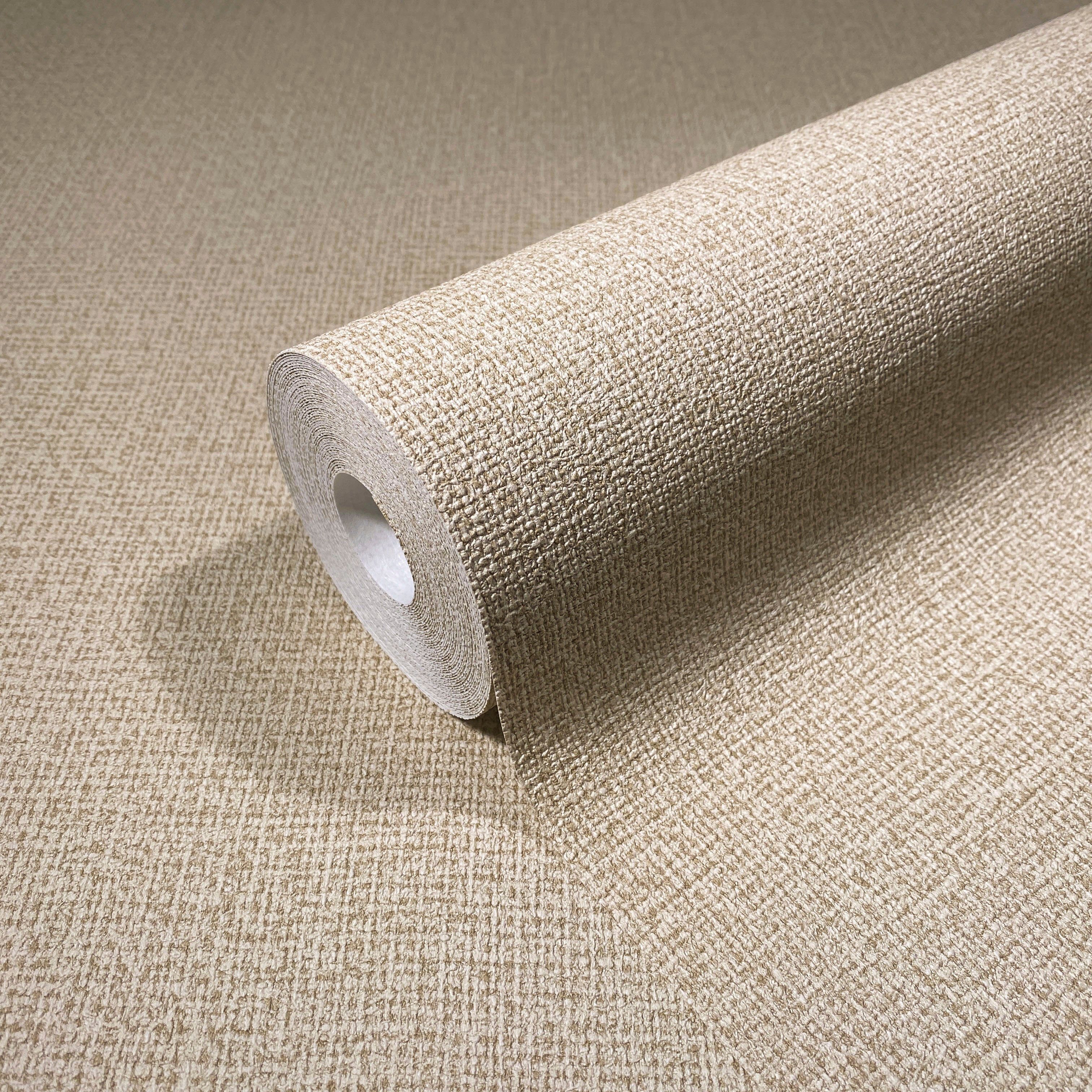Marburg Vliestapete Yute, texturiert, uni, moderne Tapete für Wohnzimmer Schlafzimmer Küche