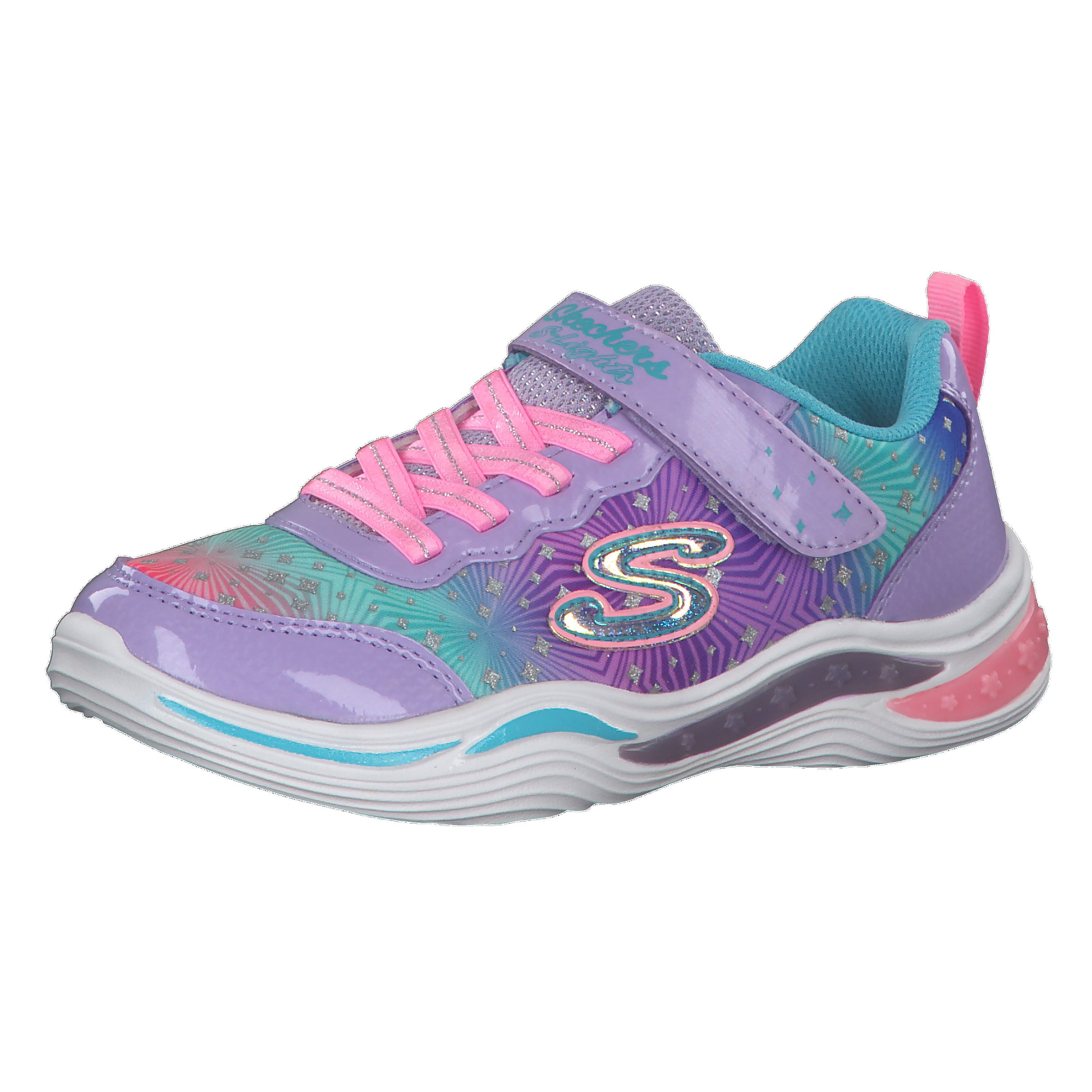 Skechers Mädchen Sneaker POWER PETALS PAINTED DAISY Sneaker