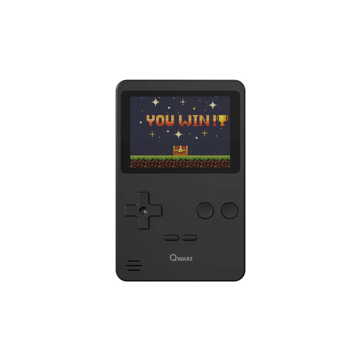 Qware Gaming Retro Spielkonsole Handheld 240 Spiele für unterwegs