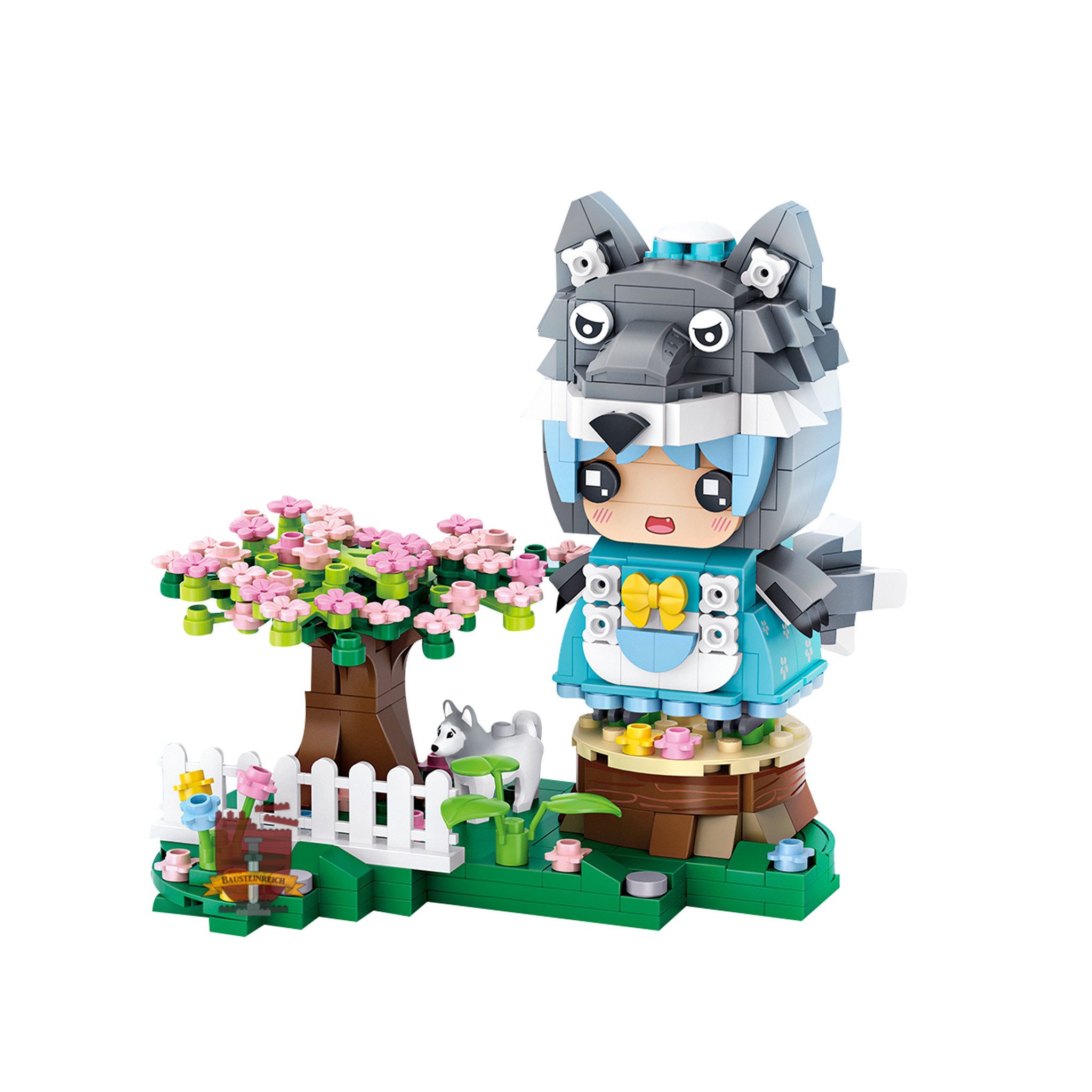 Loz 1662 - Wolfsmädchen (LOZ) Klemmbausteine Spielbausteine