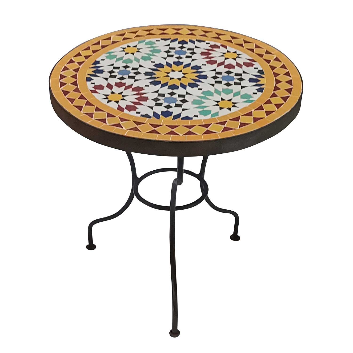 Casa Moro Beistelltisch Mosaik Beistelltisch Ø45cm günstig online kaufen