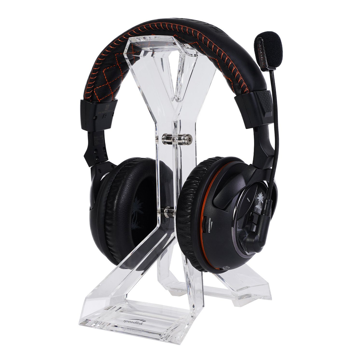 Speedlink Headset-Halterung GANT Headset-Ständer PC Kopfhörer-Ständer, (PC + HiFi Kopfhörer-Ständer Halterung Halte Acryl Ablage Aufbewahrung)