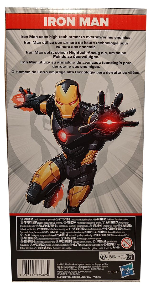 MARVEL Actionfigur Marvel Avengers Iron Man Actionfigur 25 cm Superheld Sammlerfigur