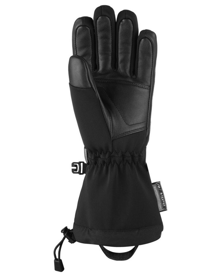 Reusch Skihandschuhe Giada R-TEX® XT höchste Wärmestufe, wasserdicht und  atmungsaktiv, Material: Obermaterial: 68% Polyester, 15% Leder, 15%  Polyamid, 2% Elasthan