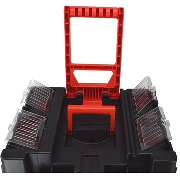 Patrol Werkzeugbox Mobile Werkzeugbox mit Rollen, 10 Fächern 45x35x64,5cm Kunststoff