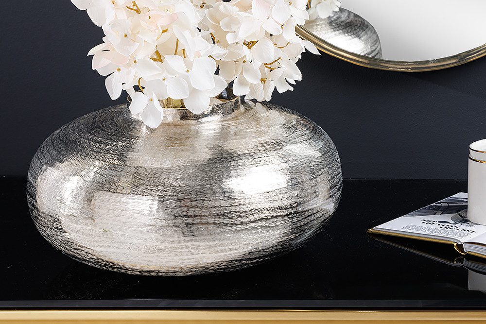 riess-ambiente Tischvase ABSTRACT ORIENT Ø35cm silber (Einzelartikel, 1 St) günstig online kaufen