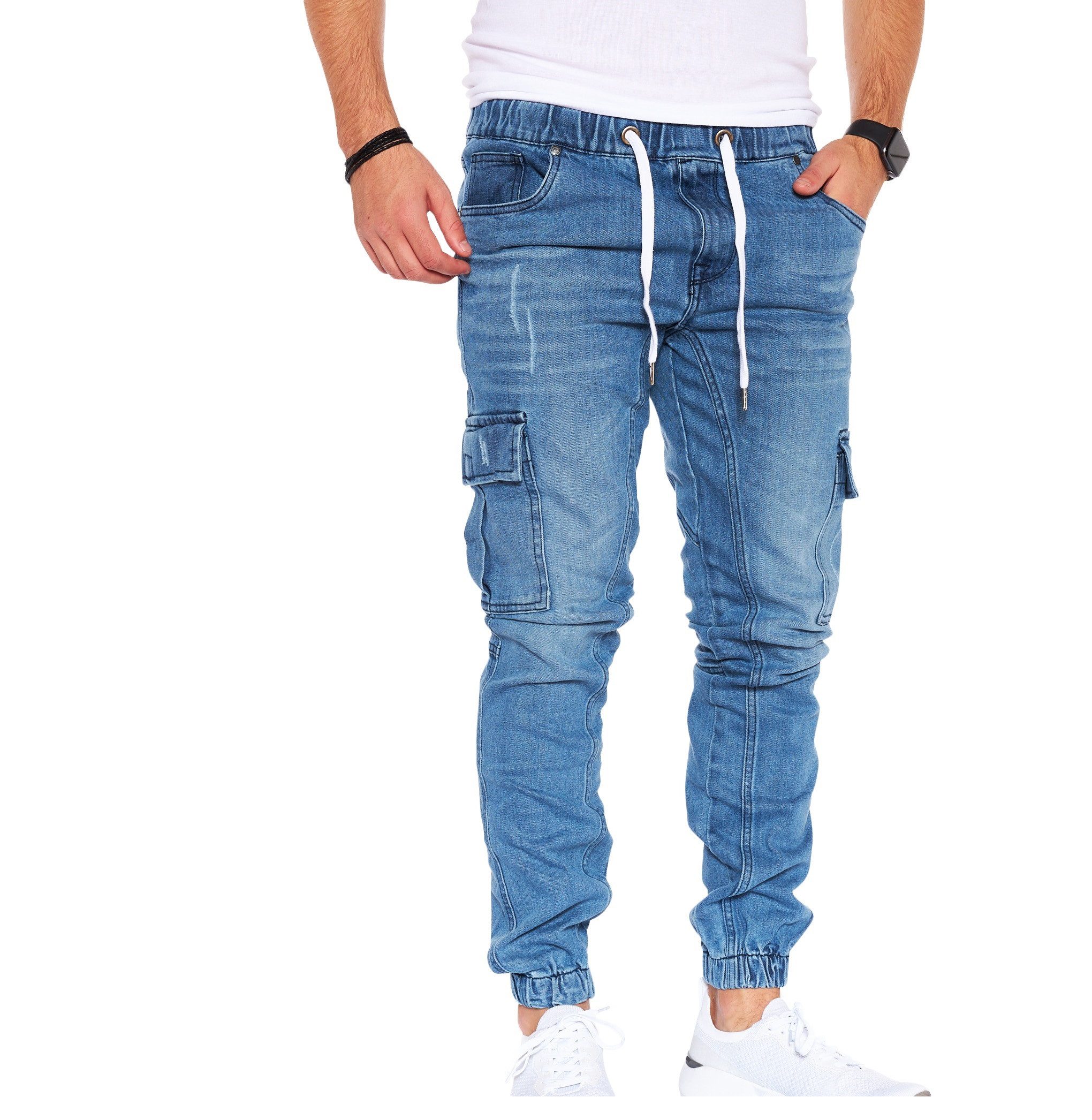 Styleko Cargohose Cargo Jeans Herren Cargohose für Herren Jeans stretch Cargohose Herren – Bild 2 von 5