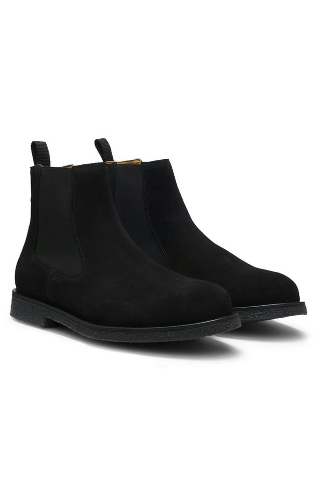 BOSS Kope Chelseaboots Schlupfboots, Stiefelette mit Stretcheinsätze