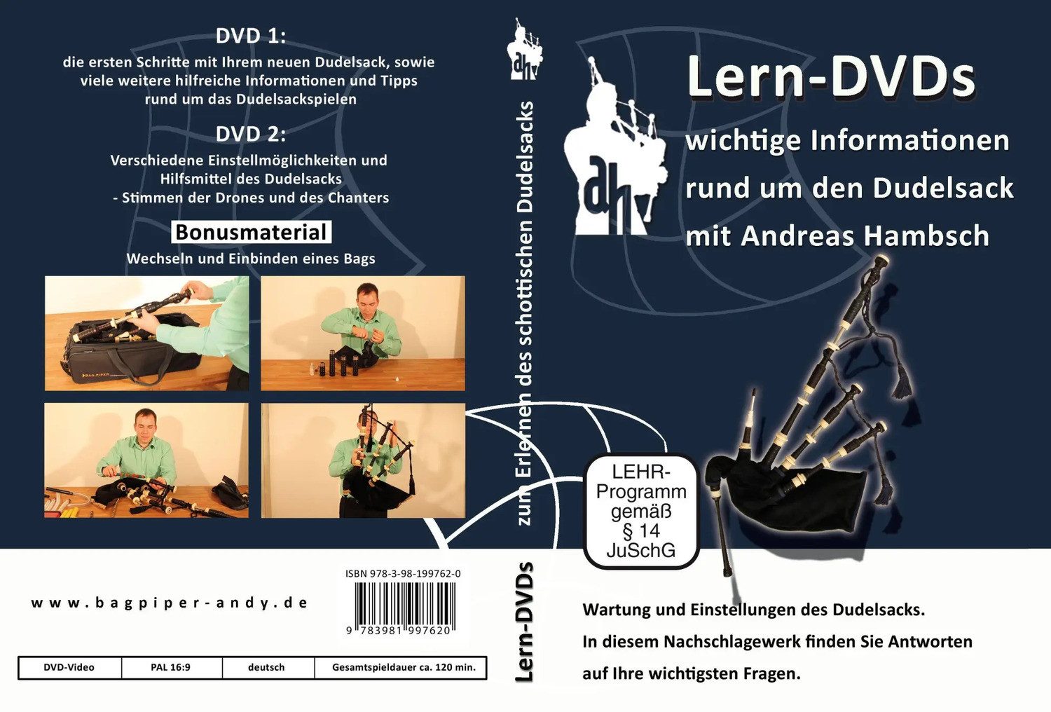 DVD Dudelsack - Wartung und Einstellung des Dudelsacks