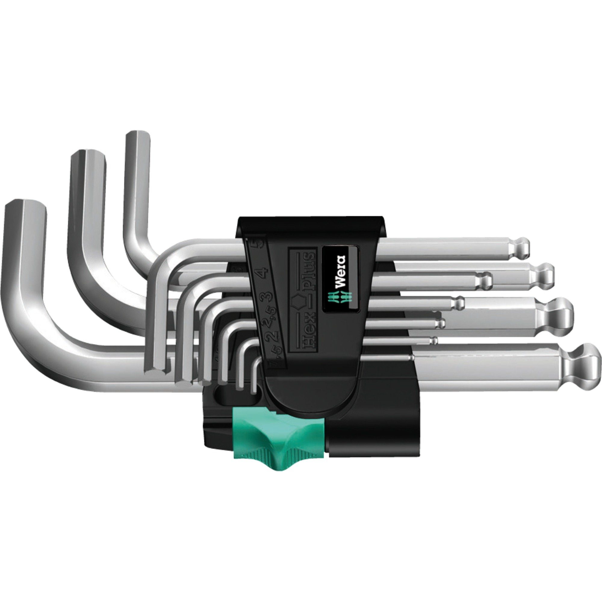 Wera Innensechskantschlüssel Wera Winkelschlüsselsatz 950 PKS/9 SM N