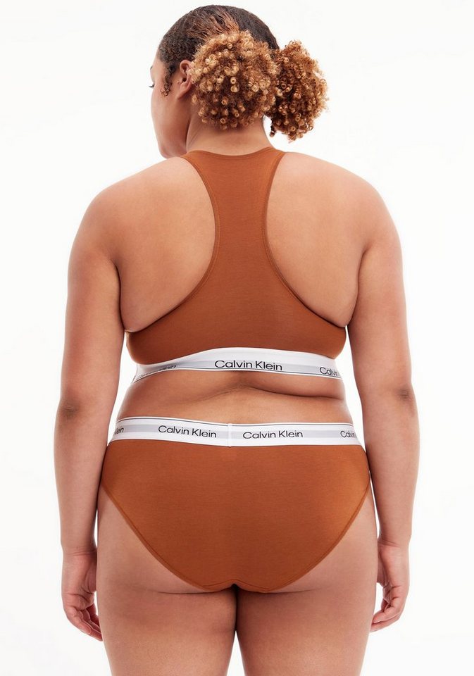 Calvin Klein Underwear Bralette mit Logodruck auf dem Elastik-Unterbrustband