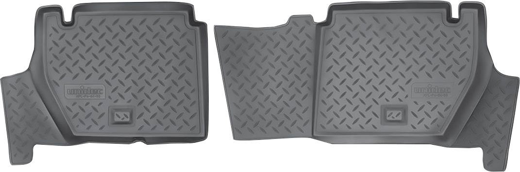 RECAMBO Passform-Fußmatten CustomComforts (2 - Passform für 2018 St), 2008 Peugeot Tepee hinten, perfekte Partner