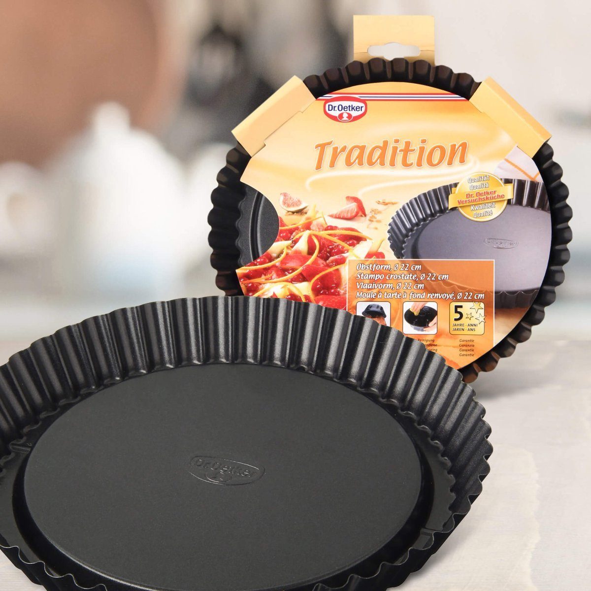 Dr. Oetker Küchenhelfer Obstkuchenform Obstkuchenform
