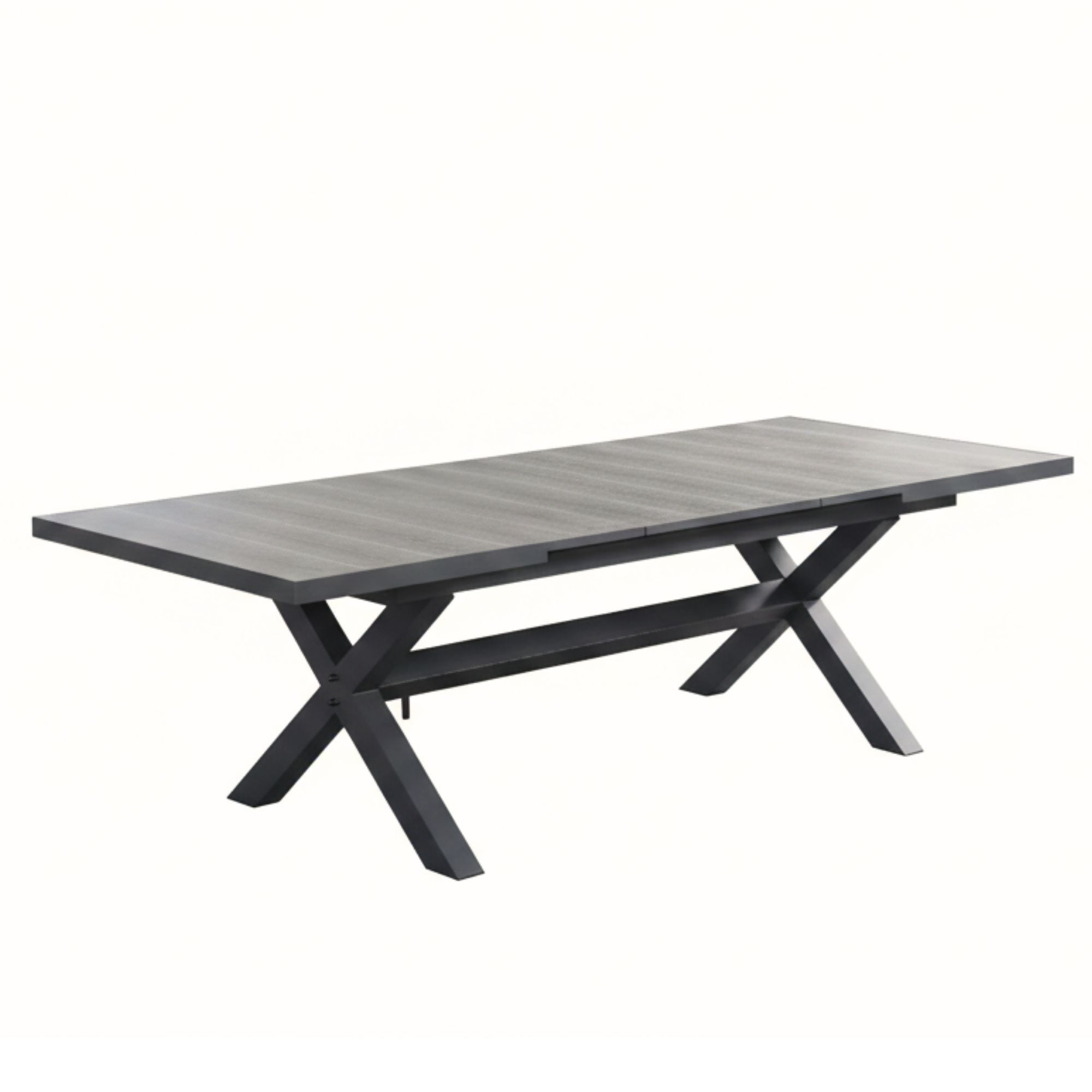 osoltus Gartentisch osoltus Gartentisch Alu Ausziehtisch Keramikfliesen 202/263 x 101 cm