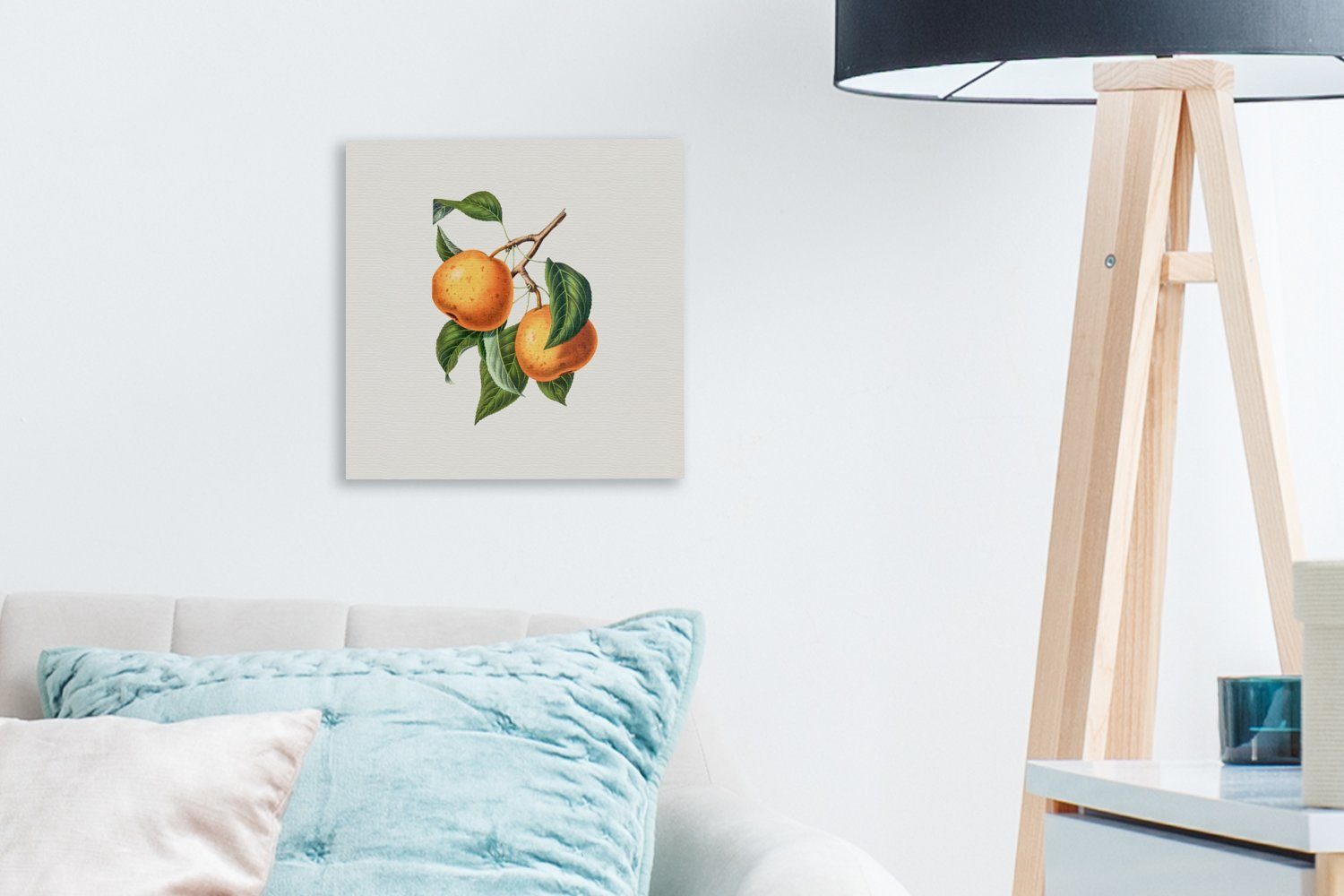 OneMillionCanvasses® Leinwandbild St), Obst - für Wohnzimmer Jahrgang, Bilder Lebensmittel - Leinwand Schlafzimmer (1
