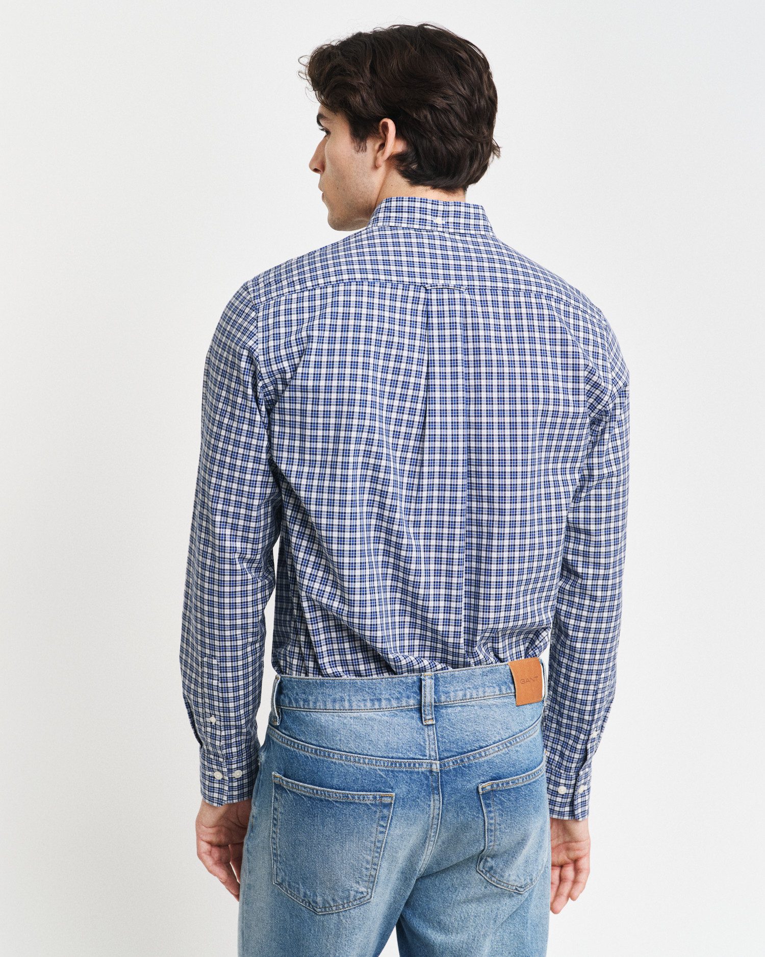 Gant Langarmhemd REG POPLIN SMALL CHECK günstig online kaufen