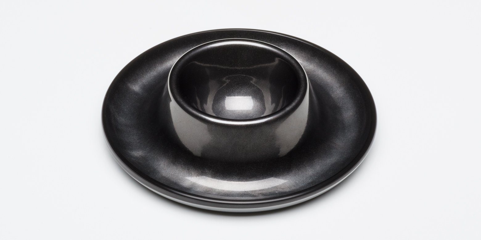 G.F. Heim Söhne Eierbecher G.F.HEIM & SÖHNE Eierbecher perlmuttartig in Anthrazit