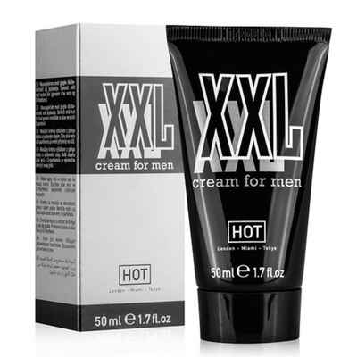 HOT Stimulationsgel XXL Cream for Men, Tube mit 50ml, vergrößernde Creme für einen längeren und dickeren Penis