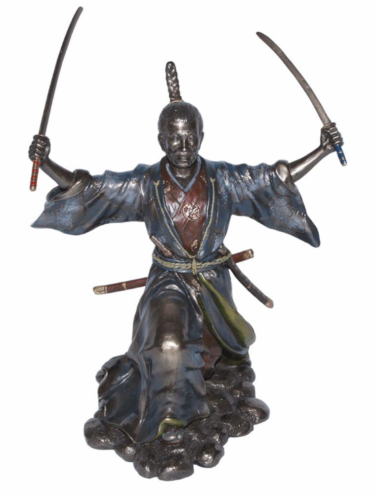 Art mit Kimono 22 Parastone Figur im cm Deko Dekofigur H Samurai Samurai-Schwertern