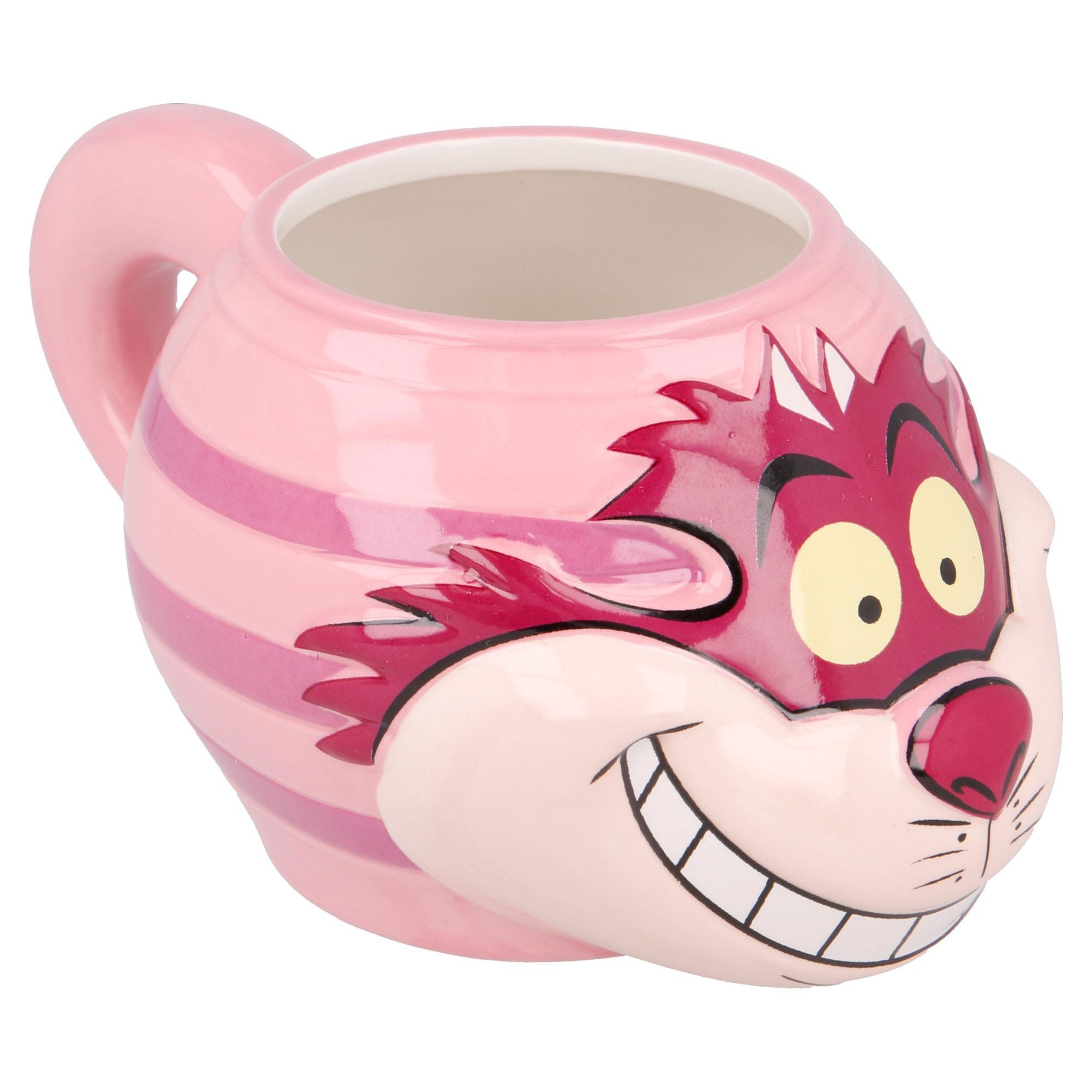 Stor Tasse Disney 3D Tasse Alice im Wunderland Grinsekatze 500 ml, 1-tlg., Offiziell lizenzierte Tasse