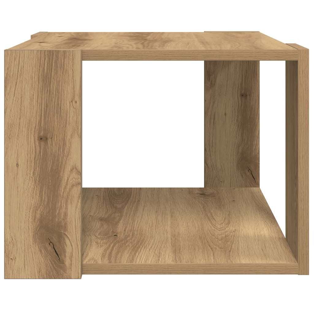 vidaXL Couchtisch Couchtisch Artisan-Eiche 40x40x30 cm Holzwerkstoff (1-St) – Bild 4 von 5