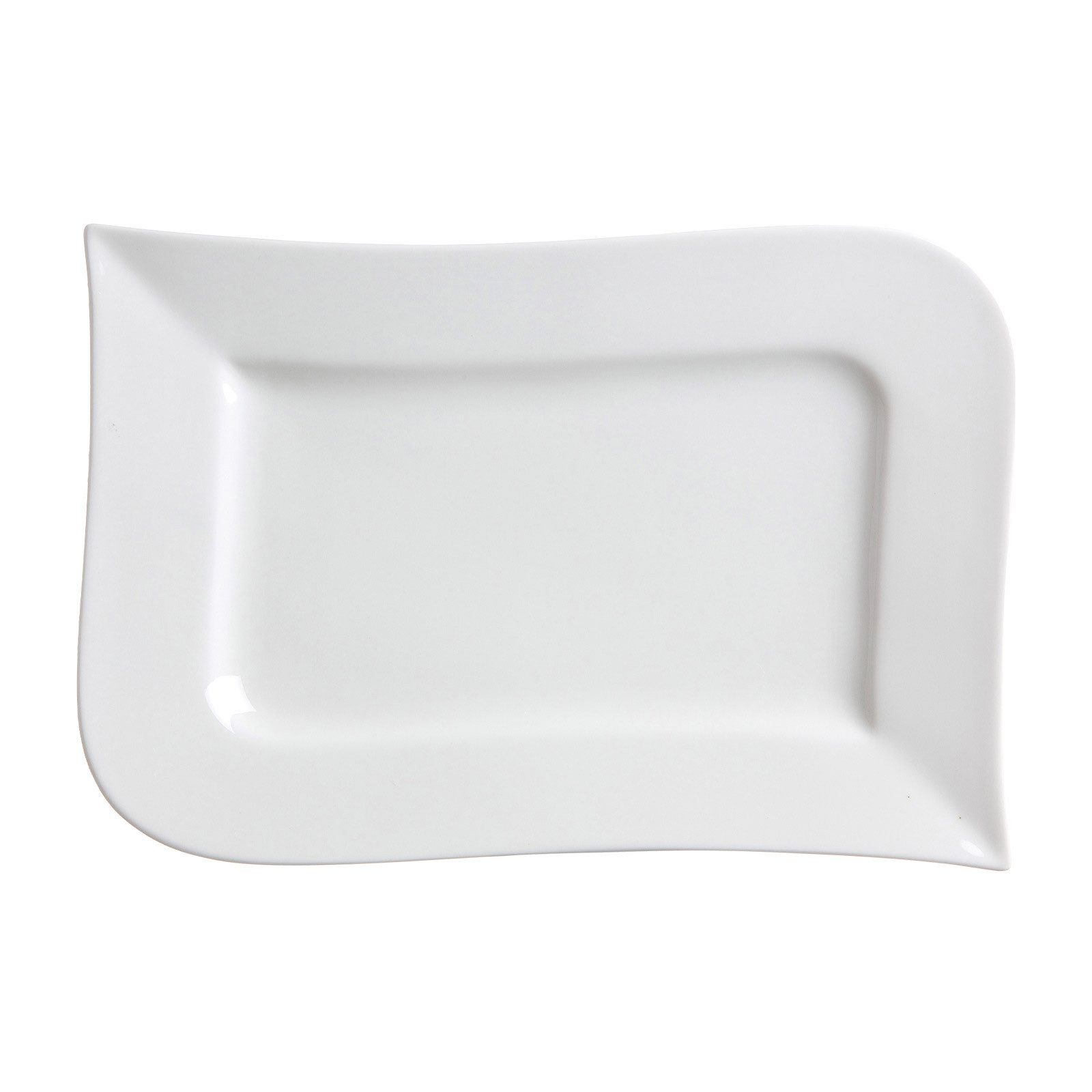 Ritzenhoff & Breker Servierplatte Melodie Servierplatte 31 x 21 cm, Porzellan, (1-tlg)