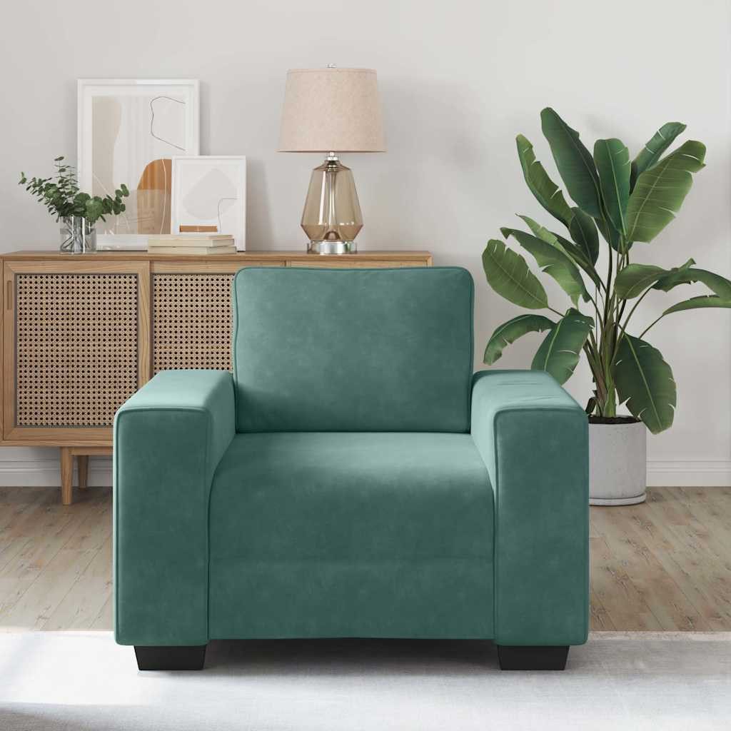 vidaXL Sofa Sessel Dunkelgrün 60 cm günstig online kaufen