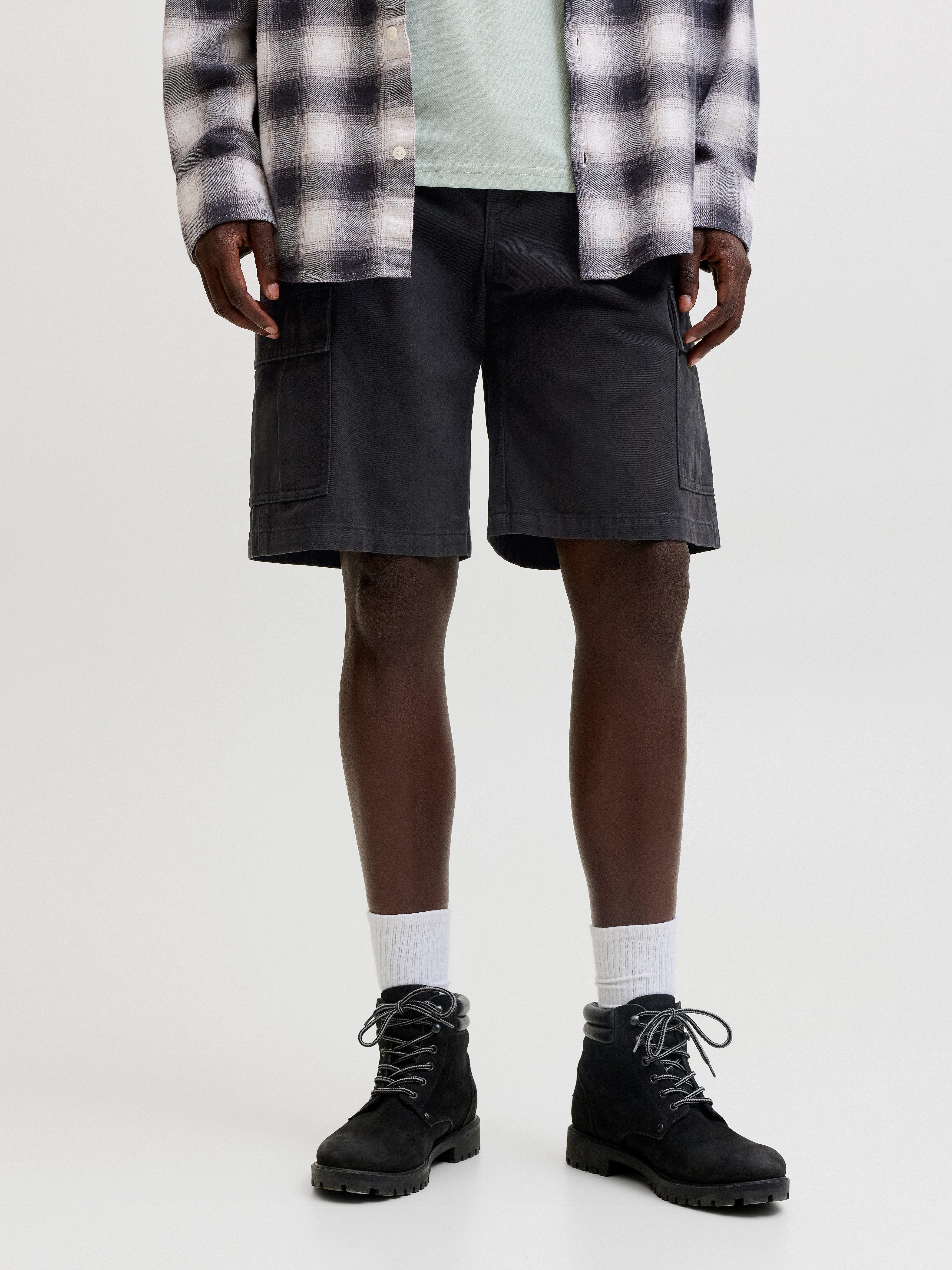 Jack & Jones Cargoshorts JPSTCOLE HUDSON BELTED CARGO SHORTS MID
