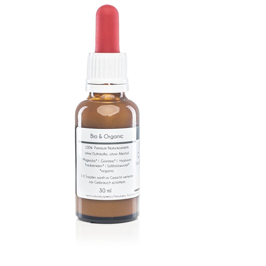 myrto Naturkosmetik Gesichtsserum Bio Magnolia Calming Serum – bei empfindlicher Haut & Rosacea, Bestbewertung bei Codecheck: 100% EMPFEHLENSWERT (grüner Ring)