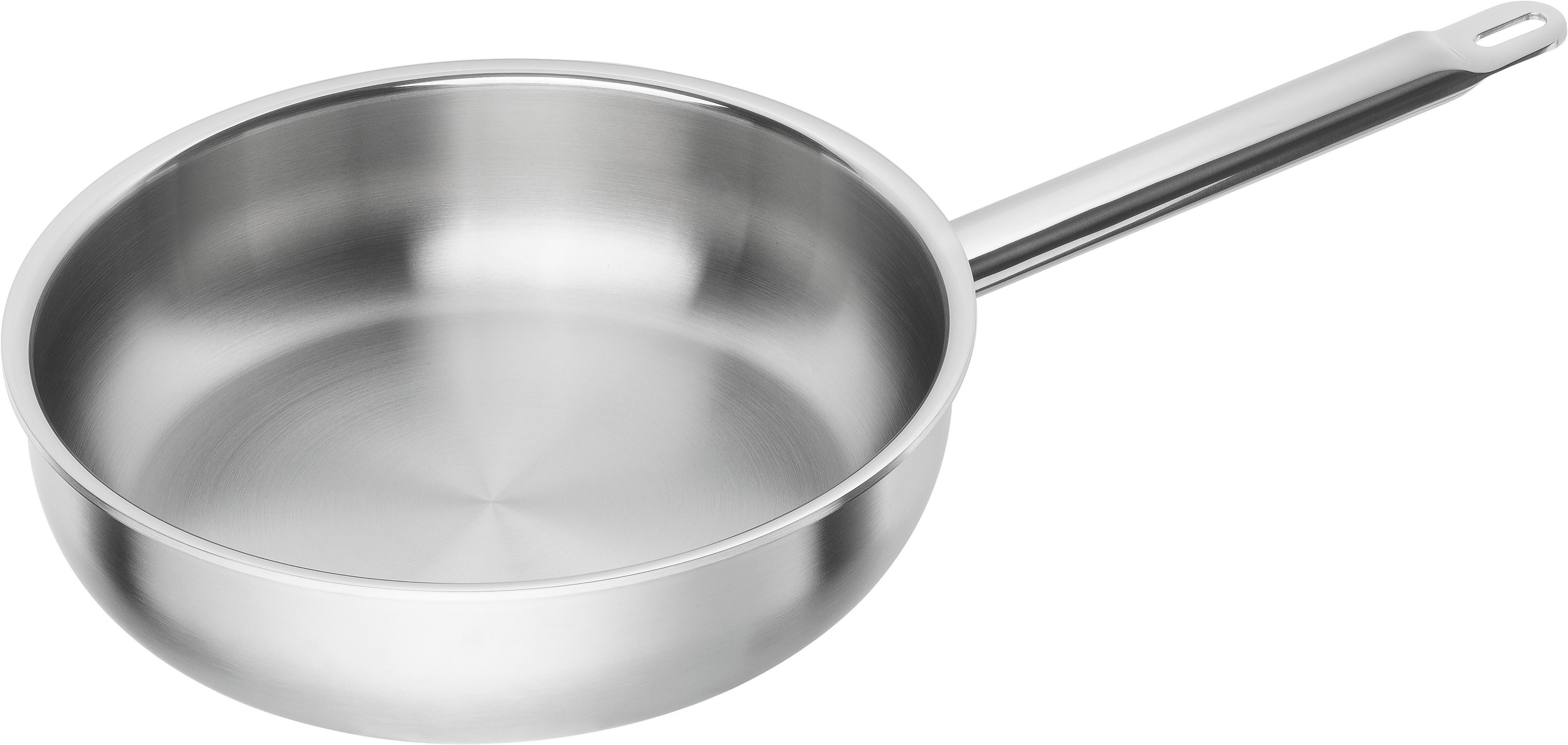 Zwilling Bratpfanne Pro, Edelstahl 18/10 (1-tlg), 18/10 Edelstahl, Sigma Clad Boden, breiter Schüttrand