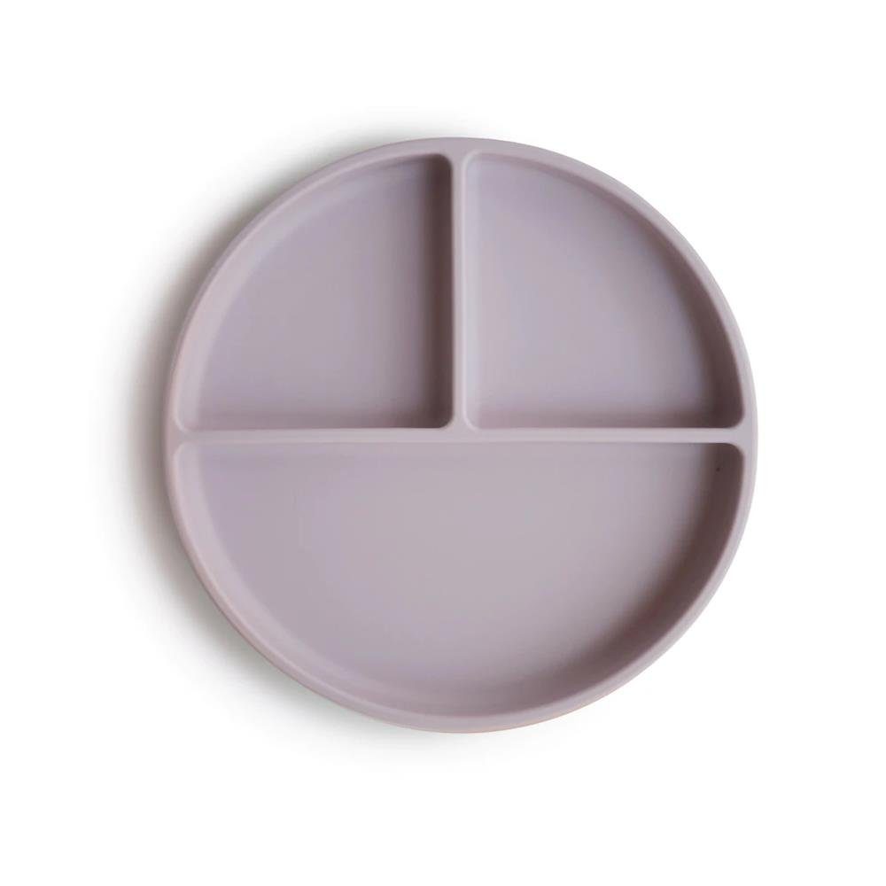Mushie Тарелки Тарелки Soft Lilac Silikon