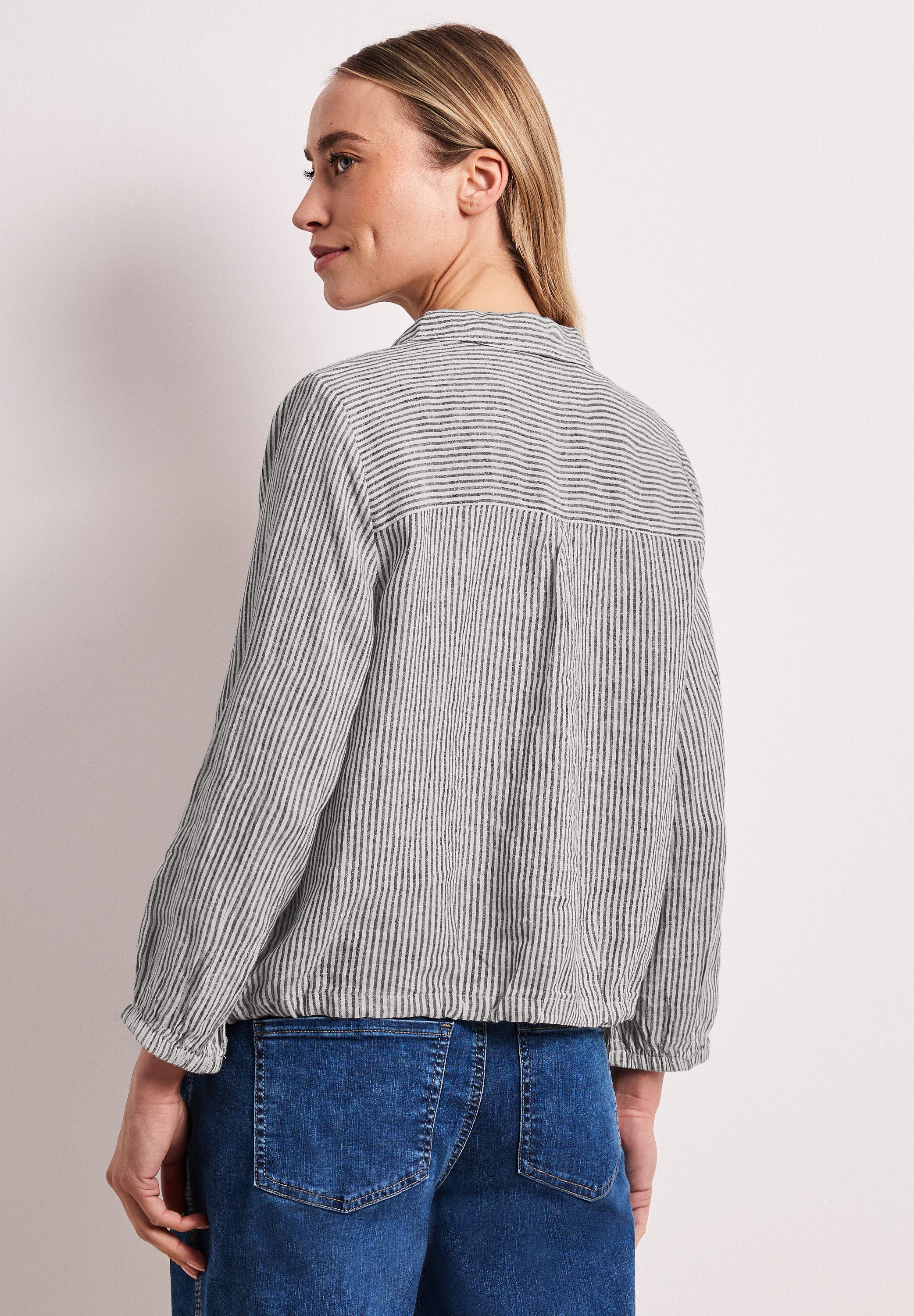 STREET ONE Hemdbluse aus Leinen günstig online kaufen