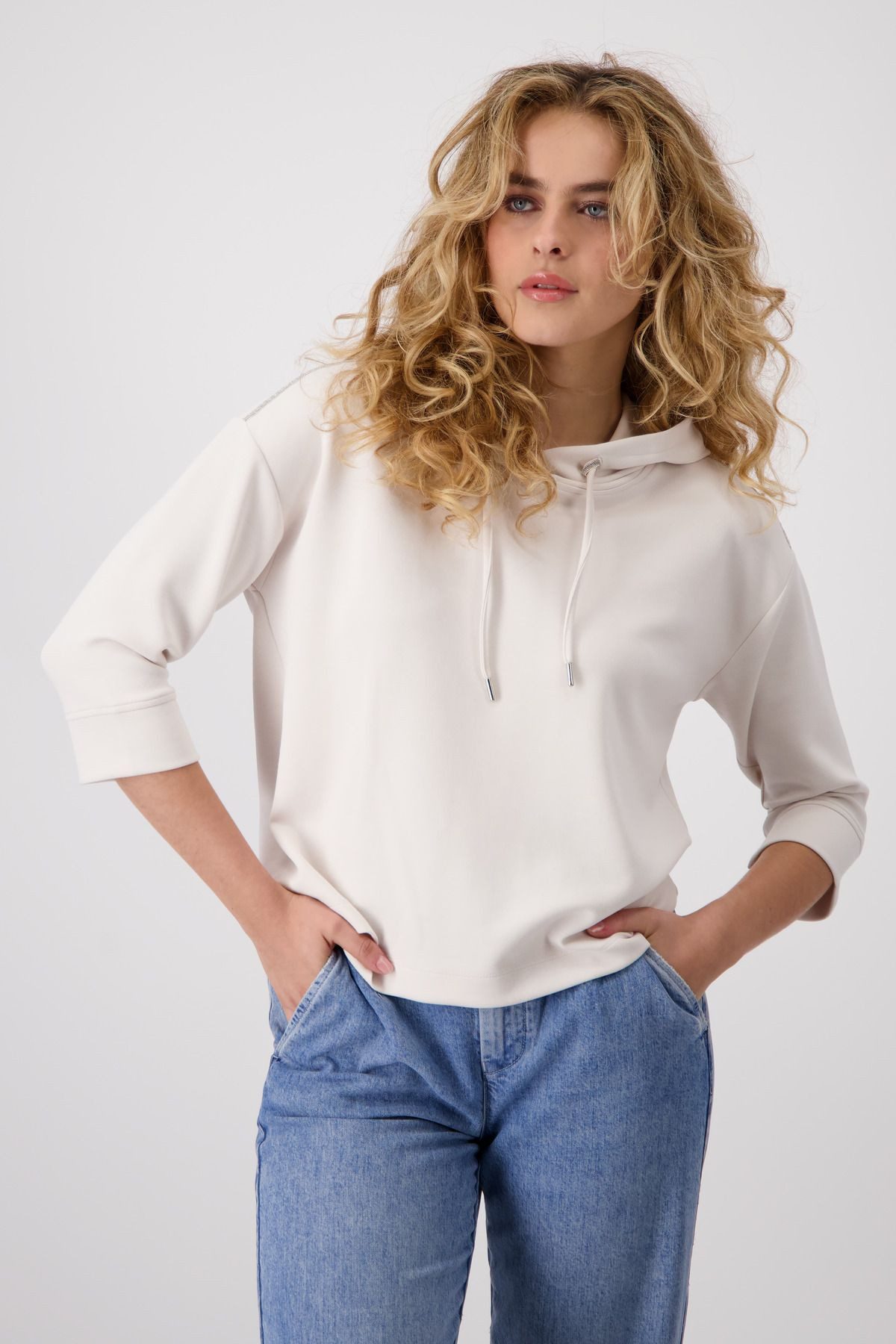 Monari Schlupfbluse mit Stickerei günstig online kaufen