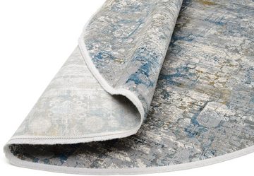 Teppich SINFONIA, Musterring, rund, Höhe: 8 mm, exlcusive MUSTERRING DELUXE COLLECTION hochwertig gekettelt, Fransen