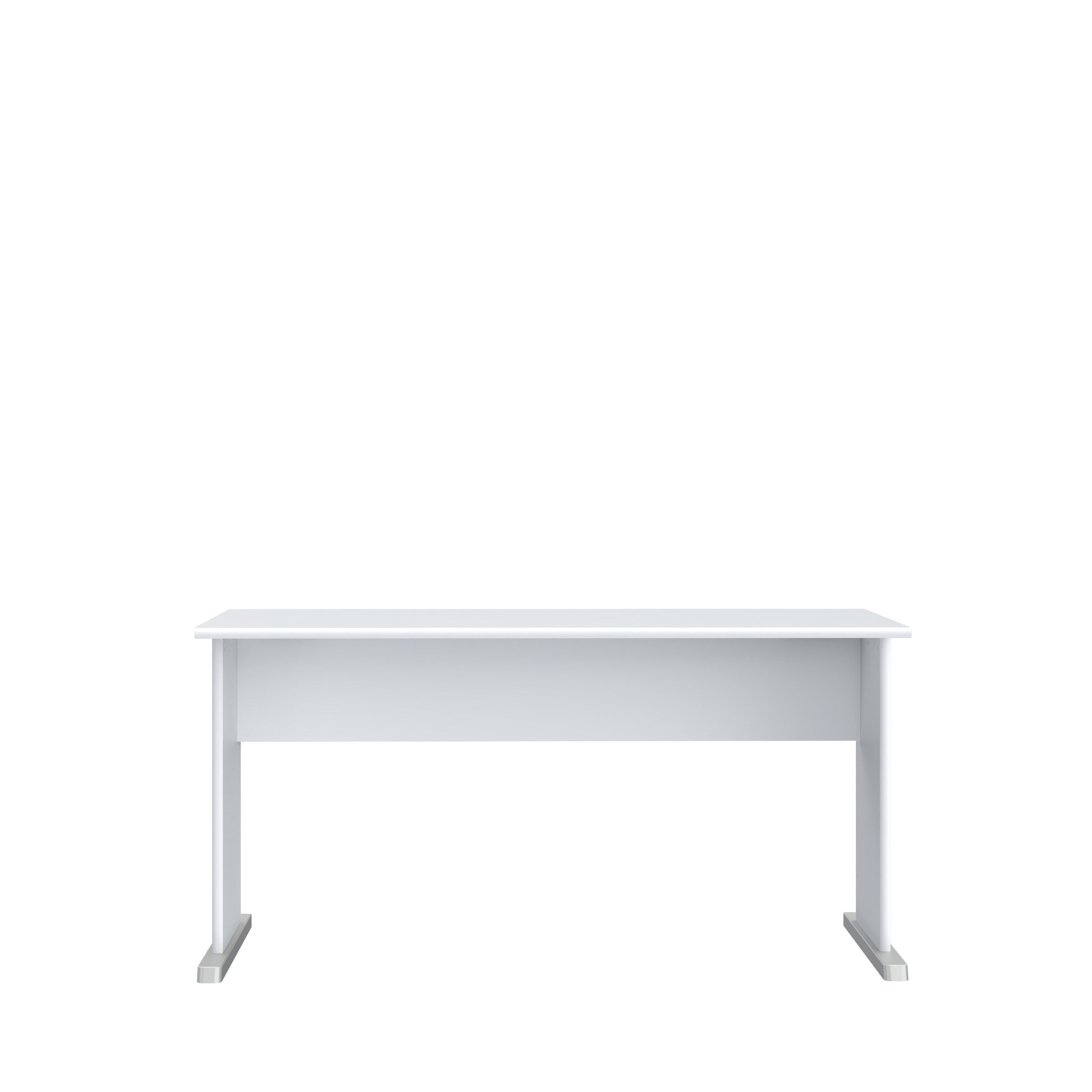 freiraum Schreibtisch TEMPRA2, in Weiss - 144x72x72cm (BxHxT)