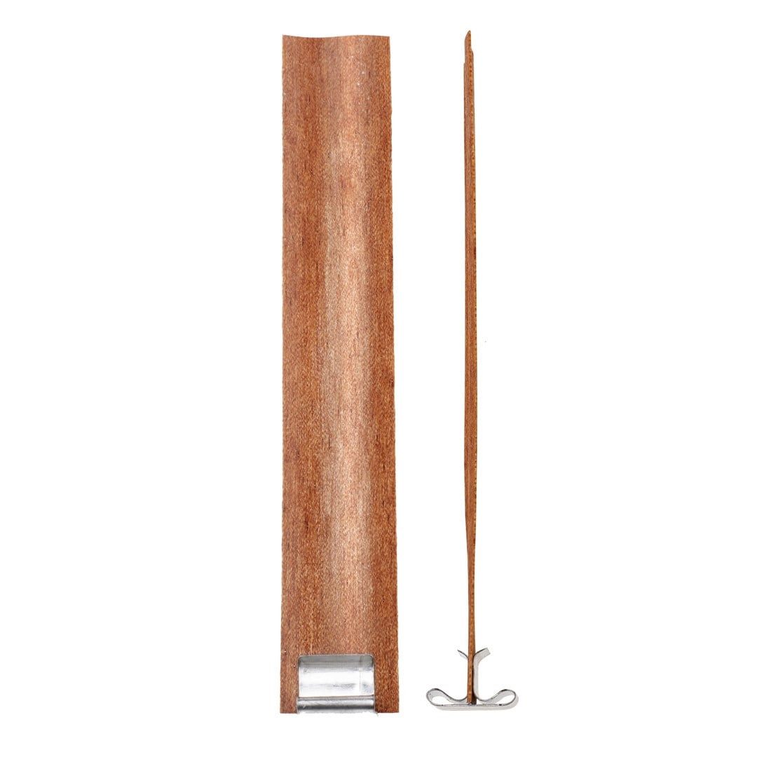 Glorex Stumpenkerze Glorex Holzdocht für Knisterkerzen Welle mit