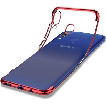 CoolGadget Handyhülle Slim Case Farbrand für Samsung Galaxy A40 5,9 Zoll, Hülle Silikon Cover für Samsung A40 Schutzhülle