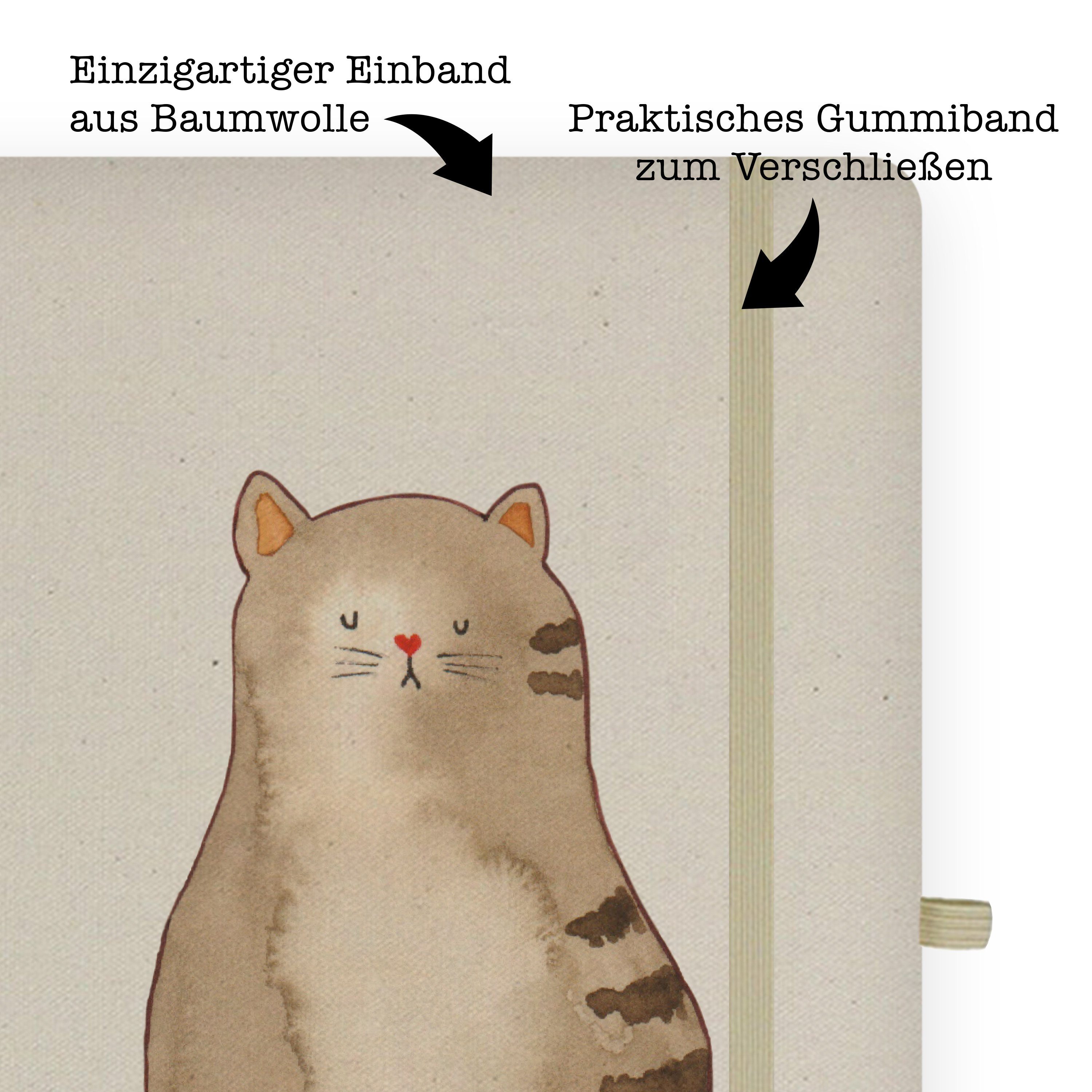 Mr. & Mrs. Panda Katze Transparent - & Notizbuch Mr. Geschenk, Katzenliebe, Mrs. - F Panda Katzenartikel, sitzend