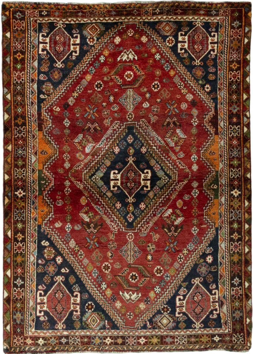 Orientteppich Shiraz 124x177 Handgeknüpfter Orientteppich / Perserteppich, Nain Trading, rechteckig, Höhe: 10 mm