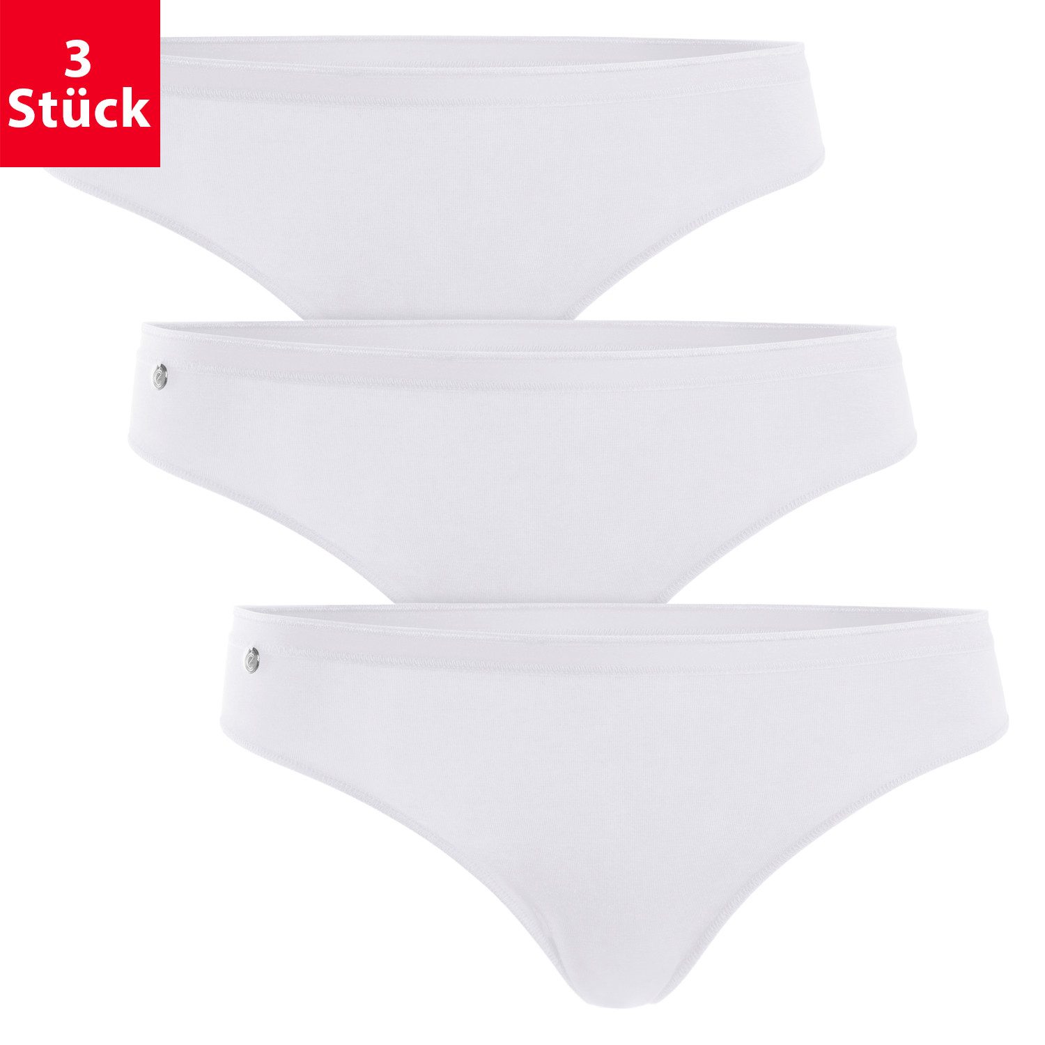 celodoro Tanga Damen Basic String Tanga (3er Pack) Mini-Slip