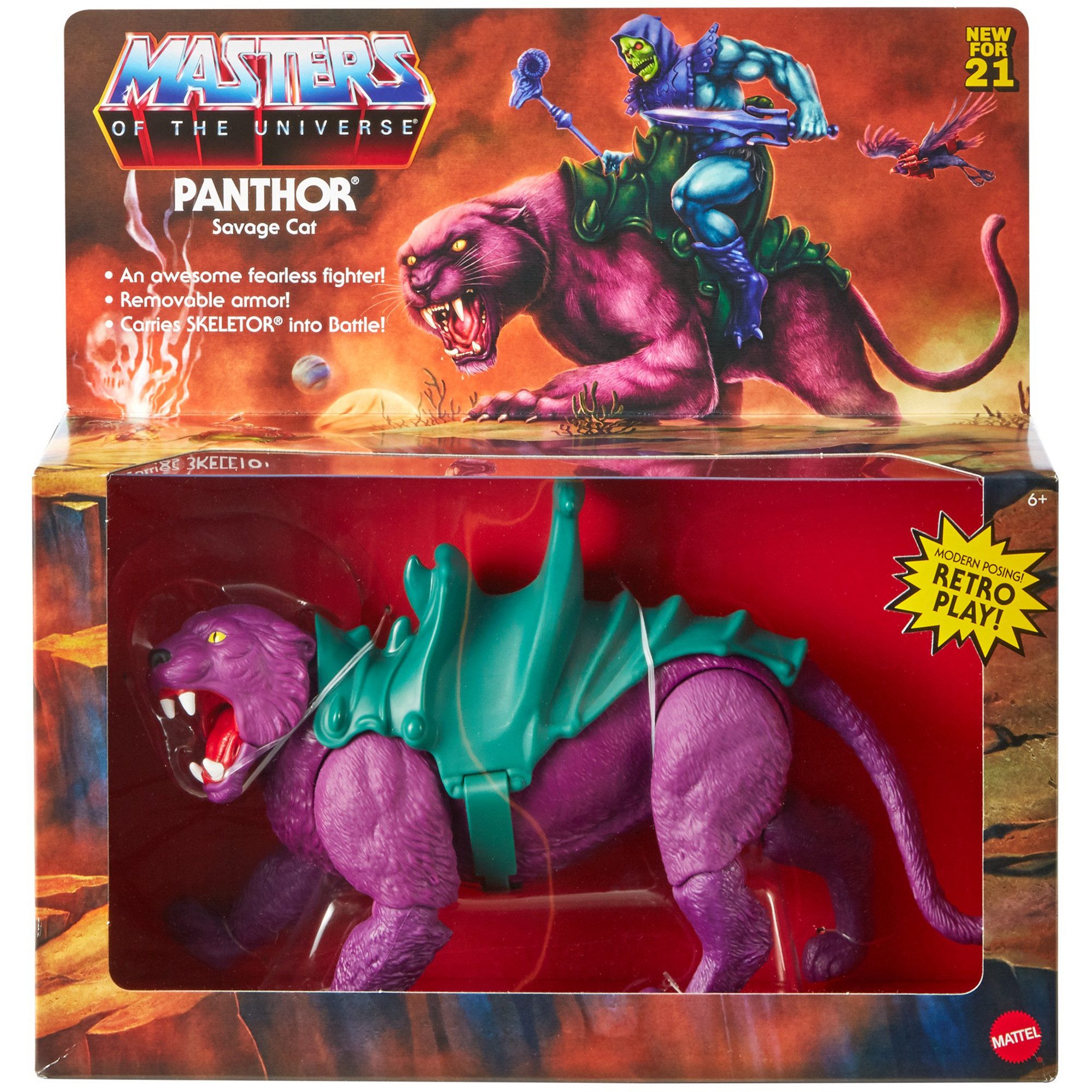 Mattel® Spielfigur Mattel Masters of the Universe Origins Panthor