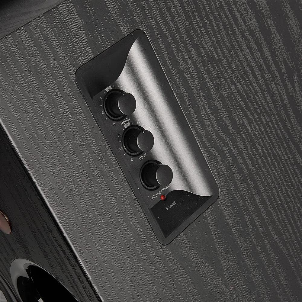 Edifier® R2850DB Regal-Lautsprecher 2.0 (Bluetooth, 150 W, Fernbedienung)