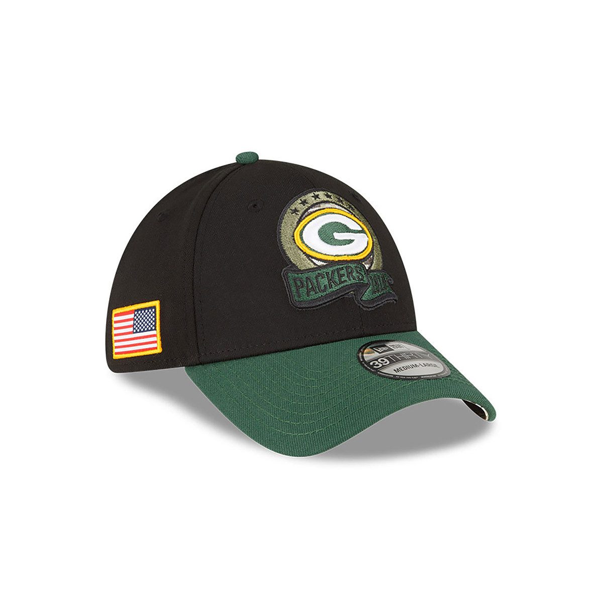 Baseball Cap 39THIRTY NFL22 Salute To Service Green Bay Packers