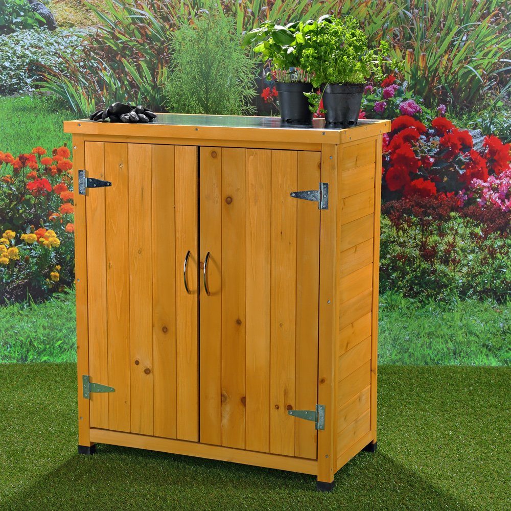 Mucola Garten-Geräteschrank Geräteschrank Gerätehaus Gartenschuppen Schrank günstig online kaufen